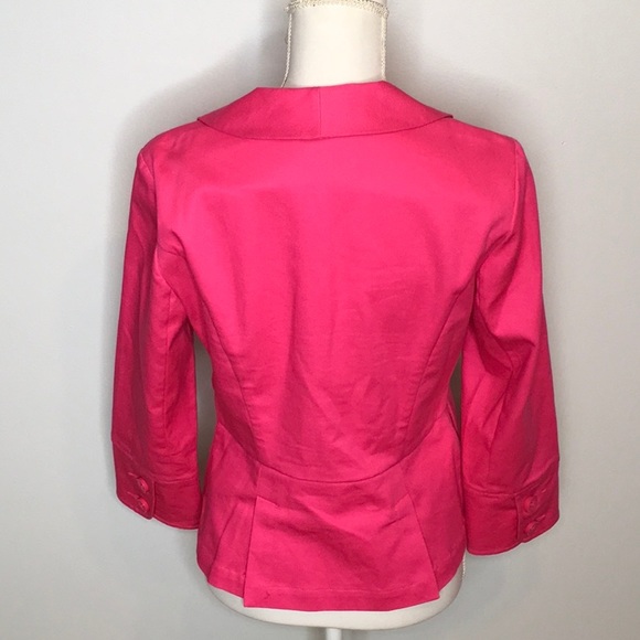 CAbi Women’s Pink V-Neck Blazer - Picture 2 of 5